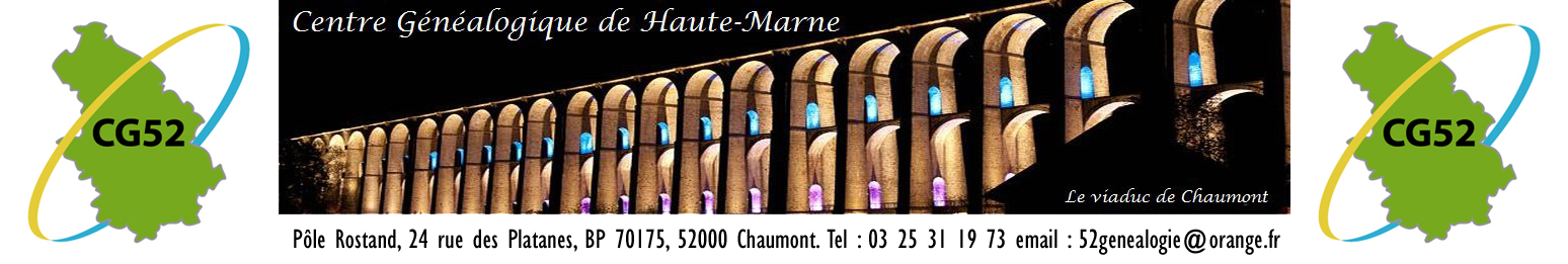 Centre Généalogique de Haute-Marne